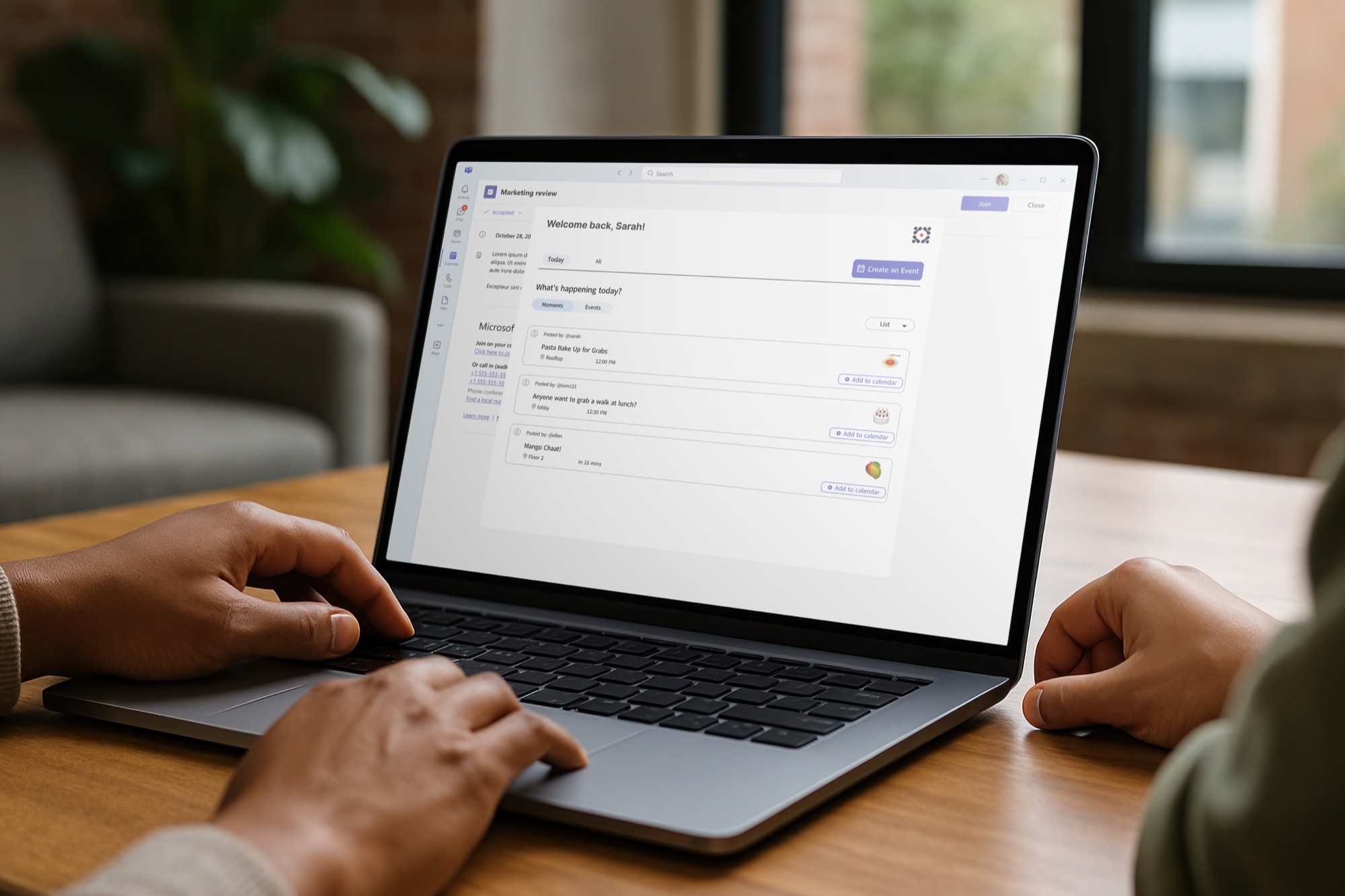 Seek plugin open on a laptop